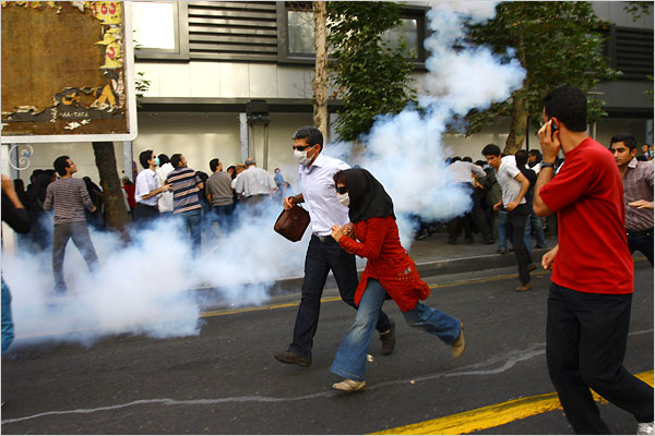 Protests on Iran on 9 July 2009