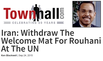 Ken Blackwell: Iran’s Rouhani falsely depicted as a moderate