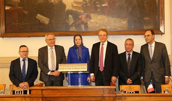 Maryam Rajavi in FRENCH NATIONAL ASSEMBLY CONFERENCE