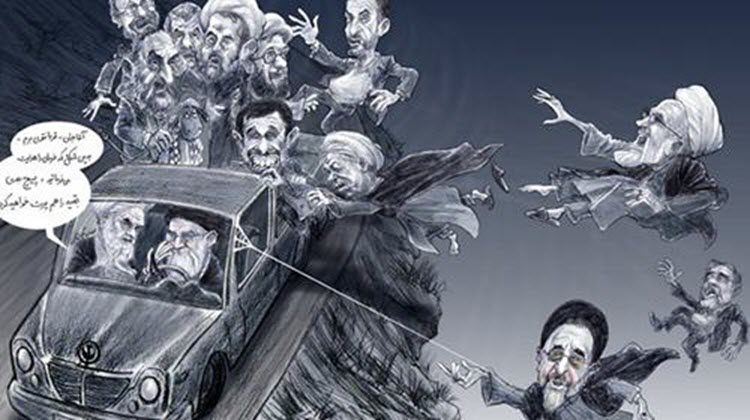 Deux personnes arrêtées pour avoir publié des caricatures de responsables iraniens