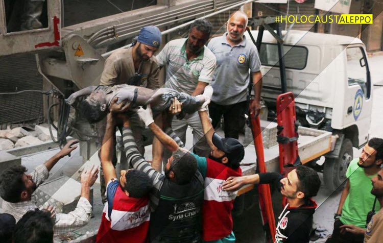 Worst War Crime of the 21st Century: Iranian Resistance Calls Out Bombings in Aleppo