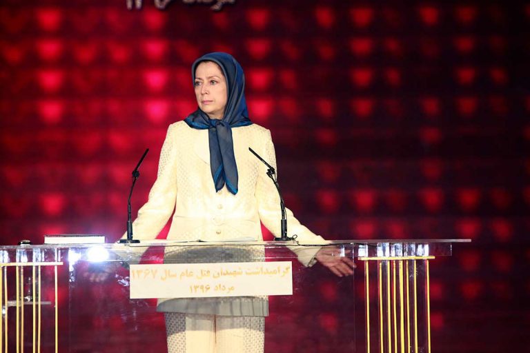 Rajavi Vows to Fight for Justice for Victims of 1988 Iranian Massacre