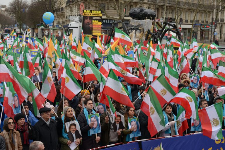 Iranian in Paris Call for Regime Change in Large Rally Marking 40th Anniversary of Revolution