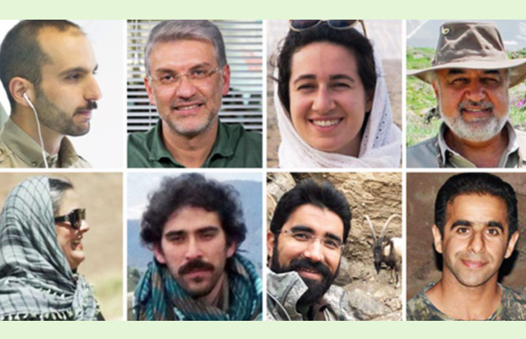 Iranian environmental activists who have been jailed since January