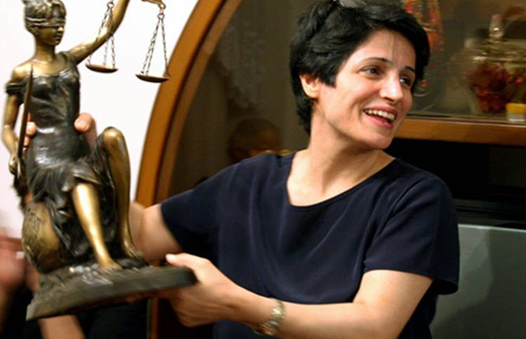 human rights lawyer and activist Nasrin Sotoudeh