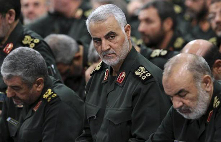 Three commanders of the Revolutionary Guards Corps