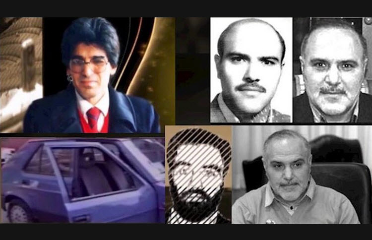Images of individuals who were assassinated by Iranian intelligence and the IRGC outside Iran.