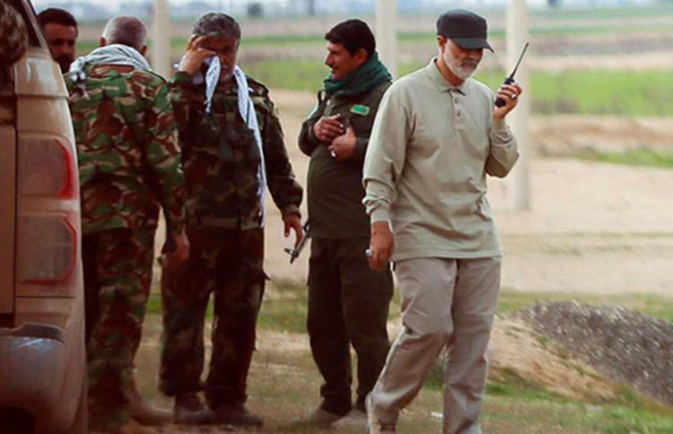 Qassem Suleimani, leader of the Revolutionary Guards Quds Force in Iraq