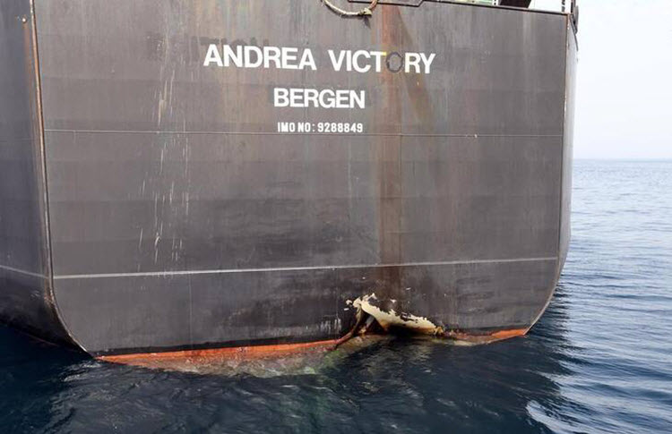 four commercial vessels were damaged in “acts of sabotage” near the country’s territorial waters.