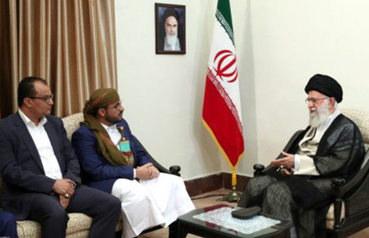 Mohammed Abdul Salam, representative for the Houthis, visited Khamenei at his Tehran residence on Tuesday
