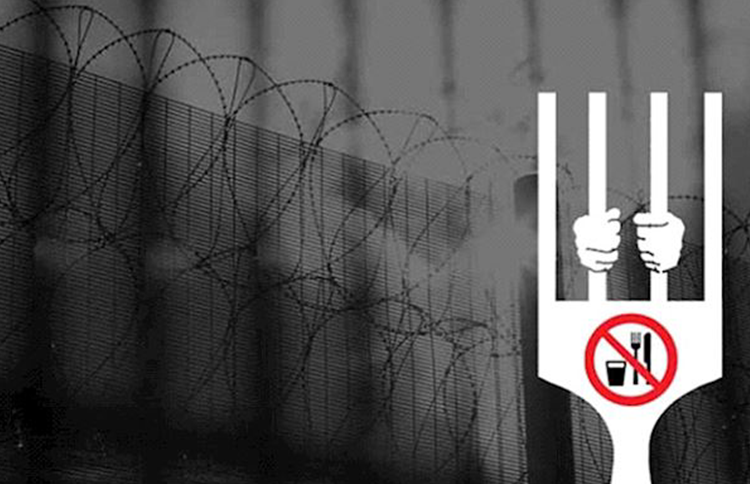 Iranian political prisoners on hunger strike
