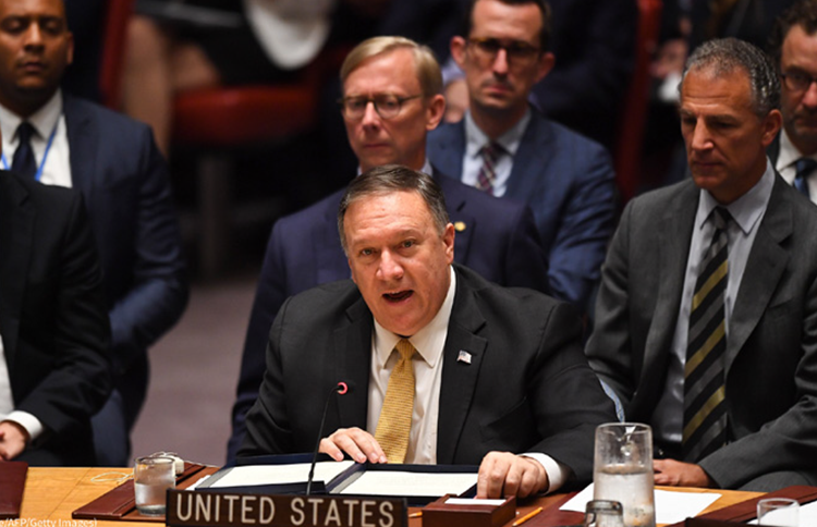 Mike Pompeo, the United States Secretary of State