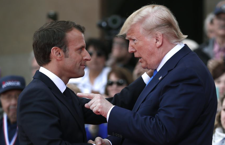 Trump criticises French president for sending “mixed signals” to Iran