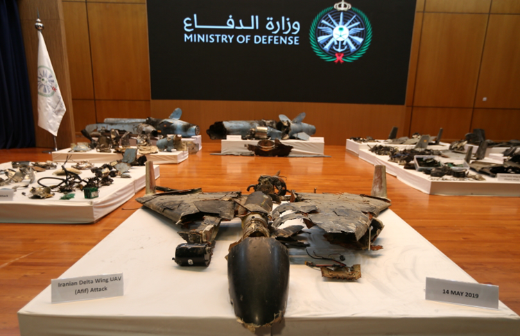 Saudi Arabia displayed remnants Wednesday of what it says are Iranian drones and cruise missiles used in the attack on Saudi oil facilities this weekend and “undeniable” evidence of Iranian aggression.