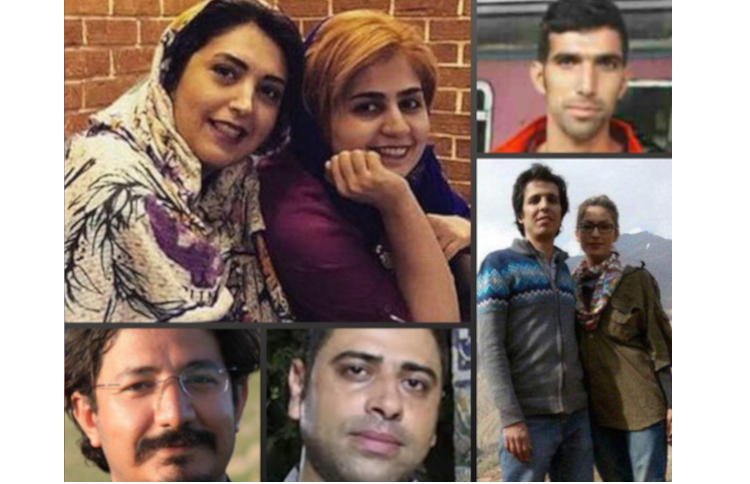 Seven labour activists in Iran have been sentenced to heavy prison terms and lashes