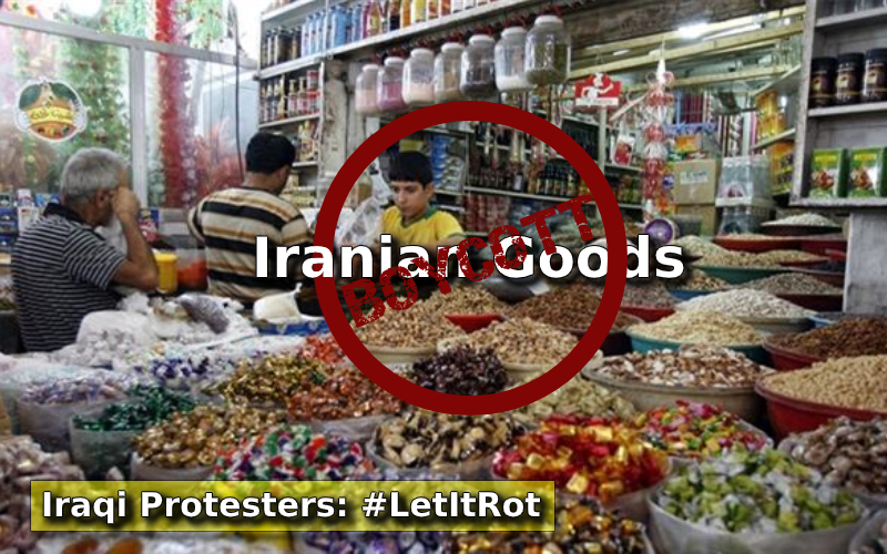 Iraqi People’s Campaign to Boycott Iranian Goods in Markets