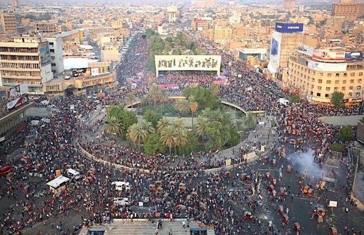 Tahrir Square in Baghdad
