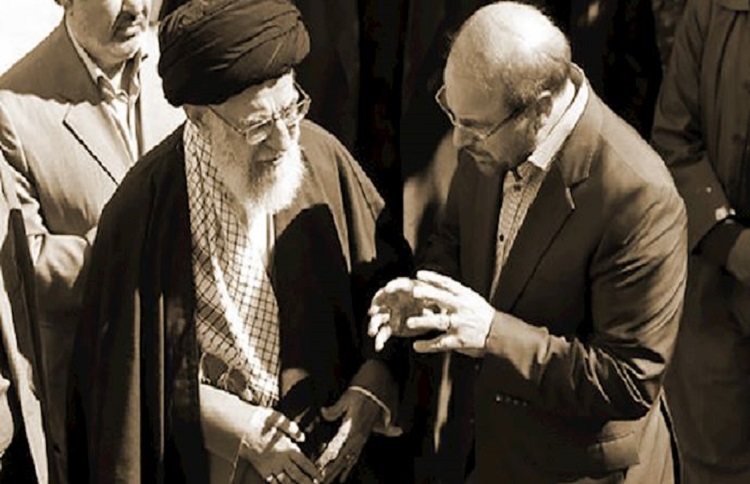  Mohammad Baqer Qalibaf, Iran’s new parliament speaker, speaking with supreme leader Ali Khamenei