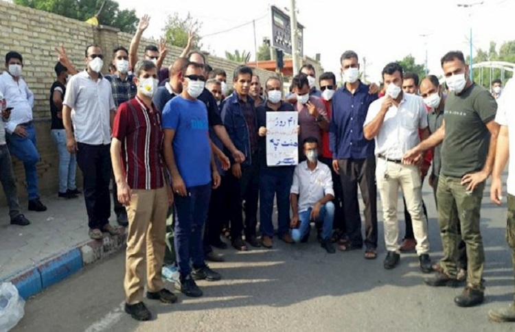 Day 41 of the Haft Tappeh sugarcane workers' strike in Iran