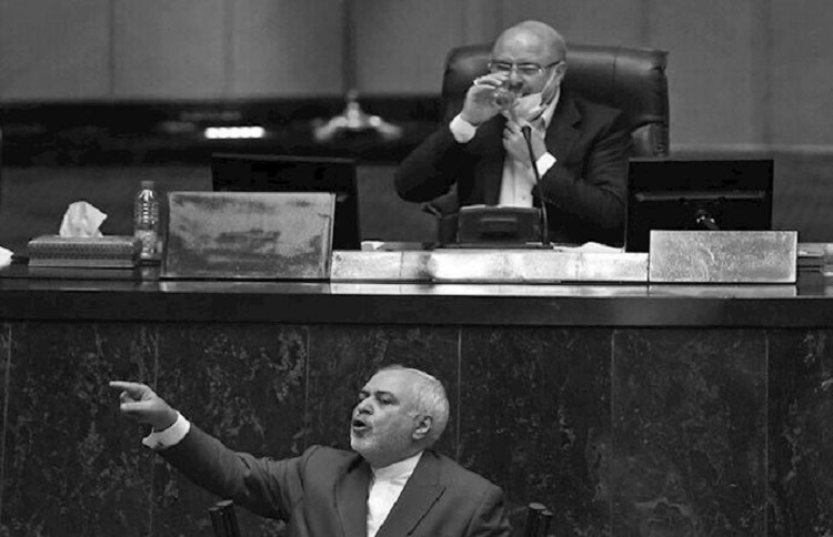 Mohammad Javad Zarif in Iran’s parliament