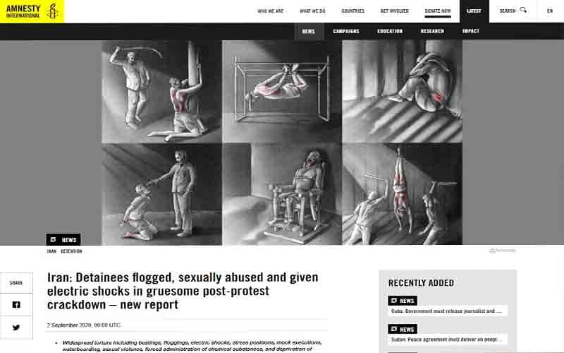 Amnesty International; Iran Uses Torture as Punishment