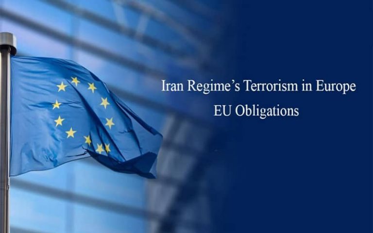 Potential victims of the Iranian government's bomb attack in France demanded EU leaders adopt a firm policy and hold Tehran accountable.