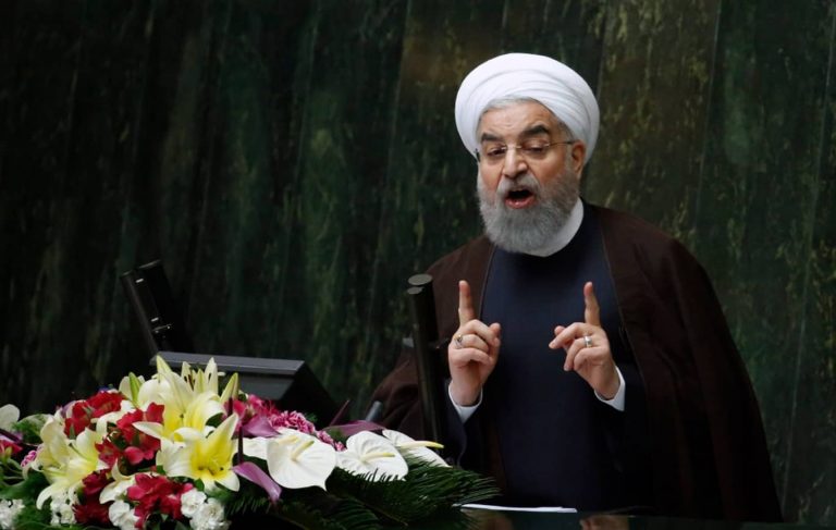 As Iran has been plunged into unprecedented crises, President Hassan Rouhani justifies his government's failures before the Parliament