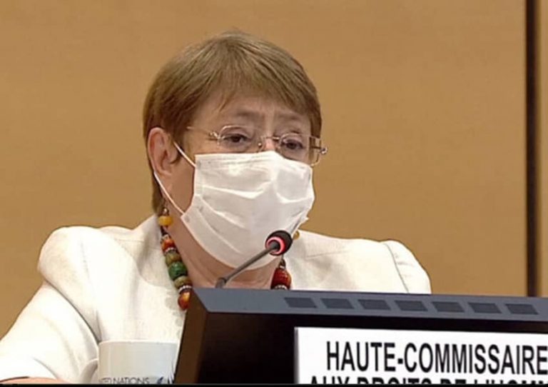 "Under international human rights law, States are responsible for the well-being, as well as the physical and mental health, of everyone in their care, including everyone deprived of their liberty," Michelle Bachelet said.