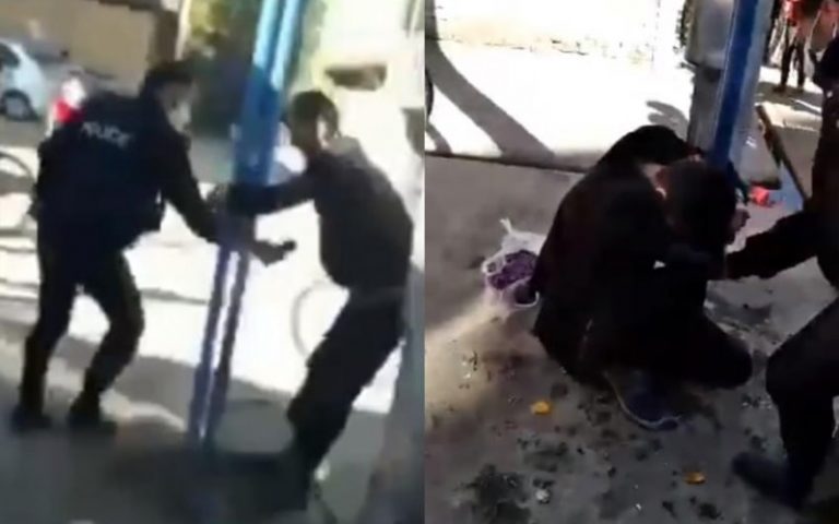 To create a fear sensitive among citizens, Iran's state security forces chained and killed a poor young man in broad daylight.