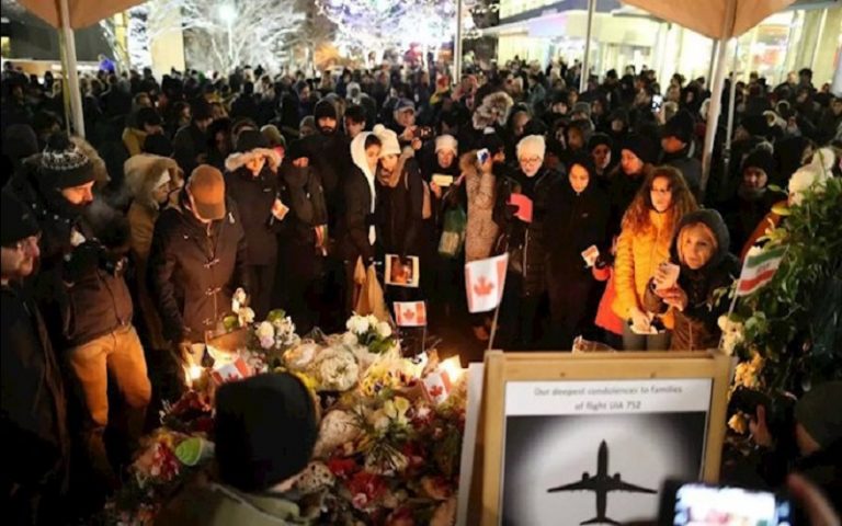 Families of Ukrainian plane crash victims