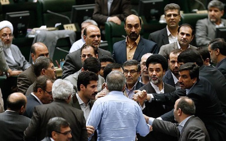 Disputes are regularly events in Iran's parliament