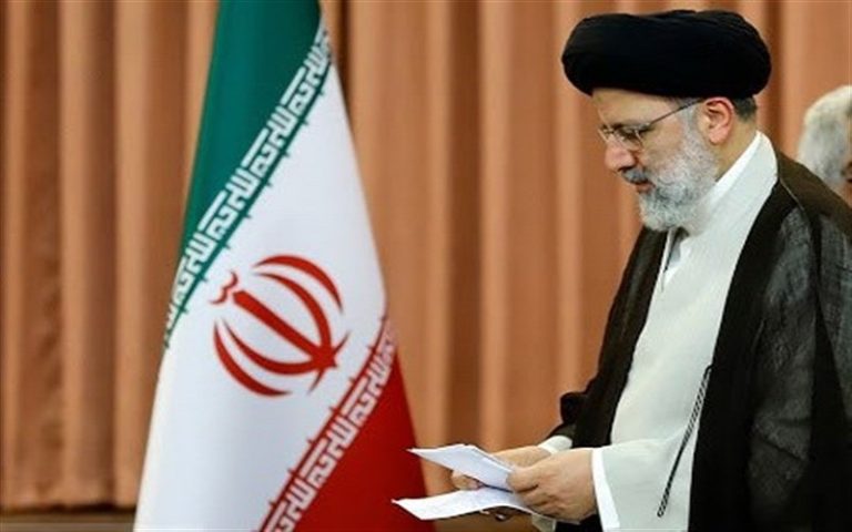 Iran’s President Ebrahim Raisi is falsely addressing the regime’s central bank to return blocked currencies in the hope of curing the country’s failing economy.