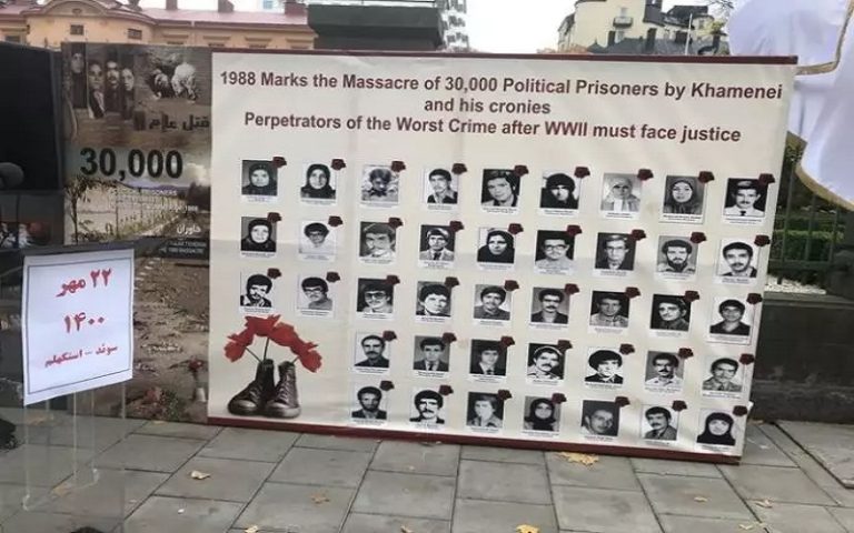 Protests in Iran and Abroad for Raisi To Be Held Accountable for His Crimes
