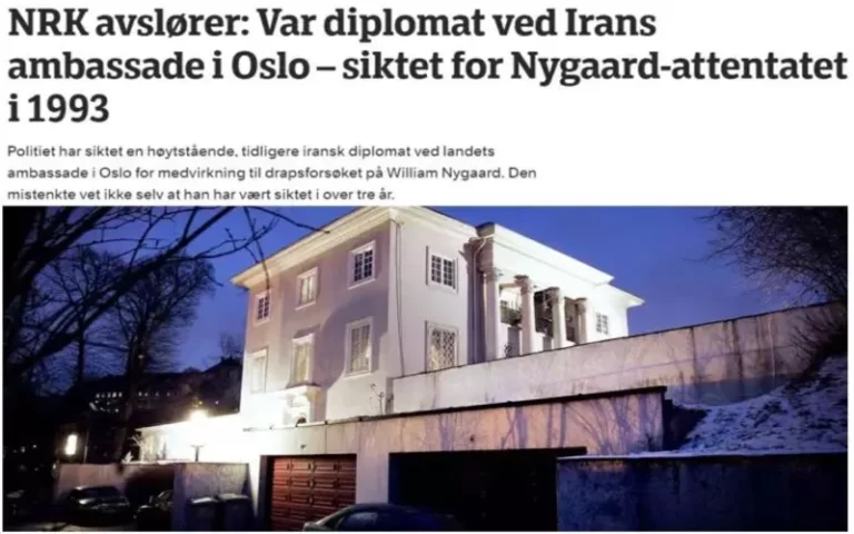 Iranian Diplomat Charged With Assassination of a Publisher in Norway