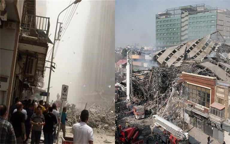 Two buildings, the Plasco in Tehran, and the Metropol in Abadan, both collapsed due to the same reason, the Iranian regime’s corruption.