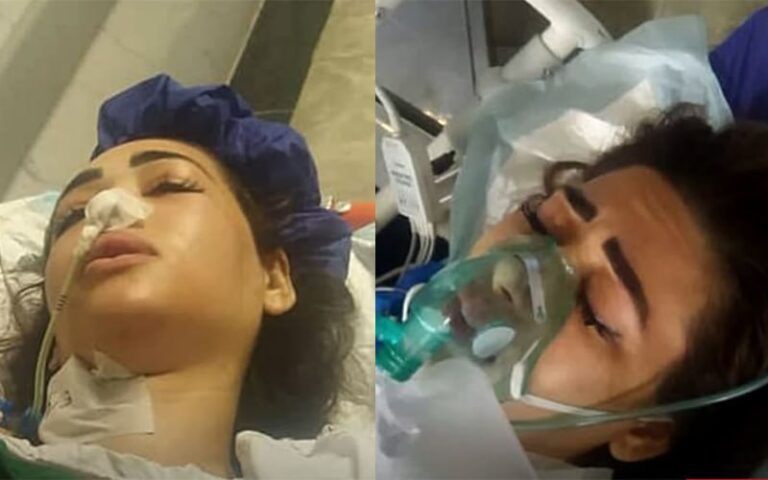 Serious Injury of a Young Iranian Woman Due to Police Shooting  