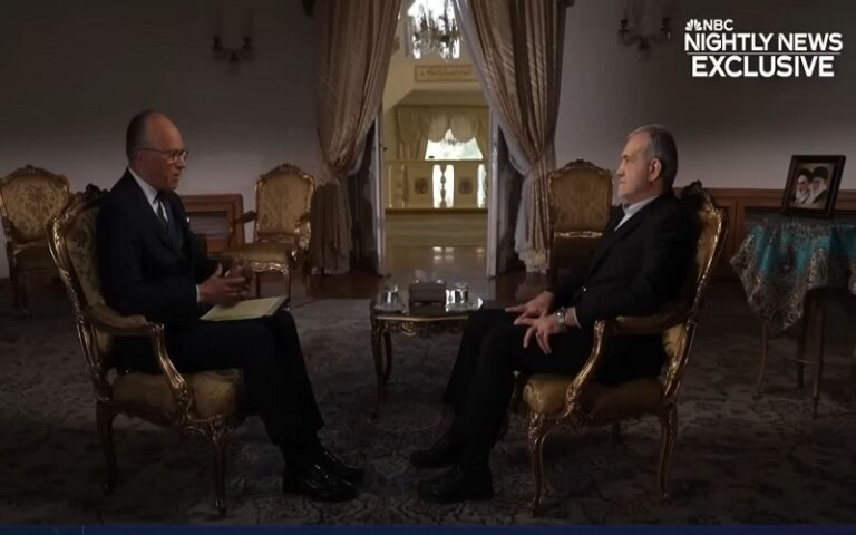 State Media Slam Pezeshkian for NBC Interview, Call for Retribution Against Trump