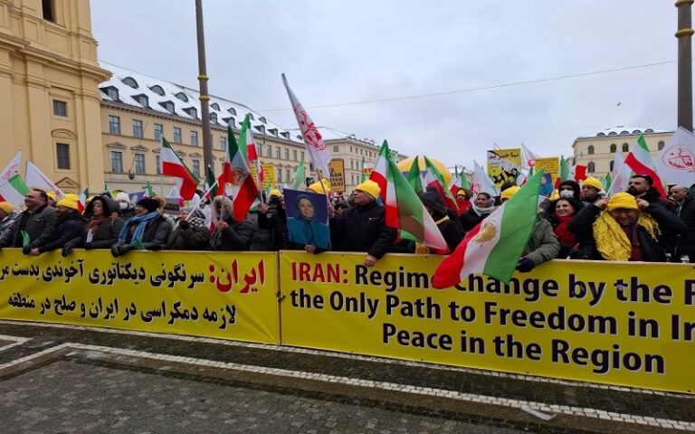 Massive Demonstration in Munich Calls for a Firm Stance Against Iran’s Regime