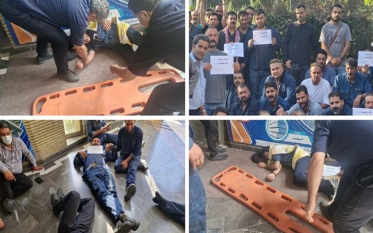 45 days of Hunger strike by 4,000 Aluminum workers in Arak