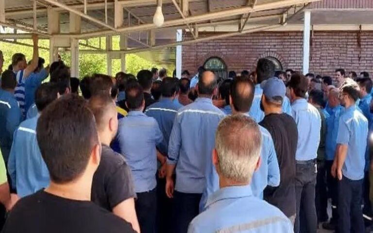  Iranian Steel and Contract Workers Hold Protest Gatherings