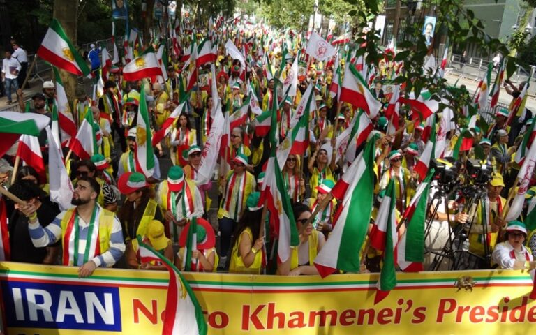 NCRI Supporters Rally In New York For Second Day To Protest Pezeshkian’s Presence At UN General Assembly