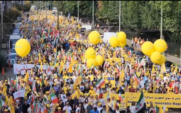 Tens of Thousands Rally in Brussels Marking the 60th Anniversary of the PMOI, Calling for a Free Iran