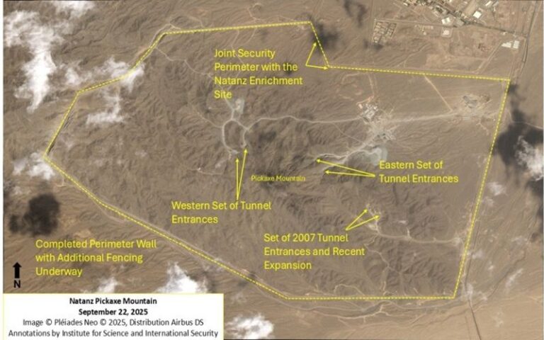 Iran’s Regime Increases Activity Near Natanz Enrichment Site
