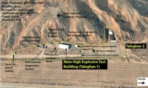 Iran’s Regime Builds Structure Resembling Nuclear Explosives Chamber