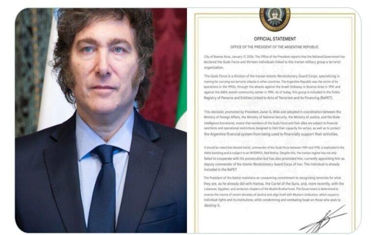 Argentina Officially Designates Islamic Revolutionary Guard Corps as a Terrorist Organization