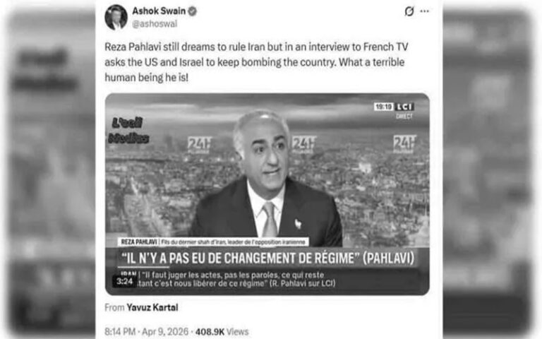 Why Can Reza Pahlavi Not Learn to Remain Silent
